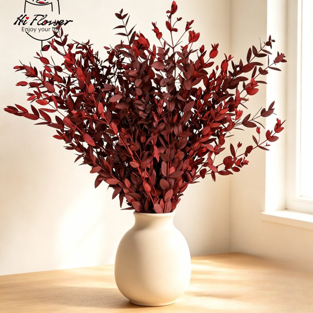 Florist Supply Vases - 자연 건조 꽃 유칼립투스 꽃다발 보헤미안