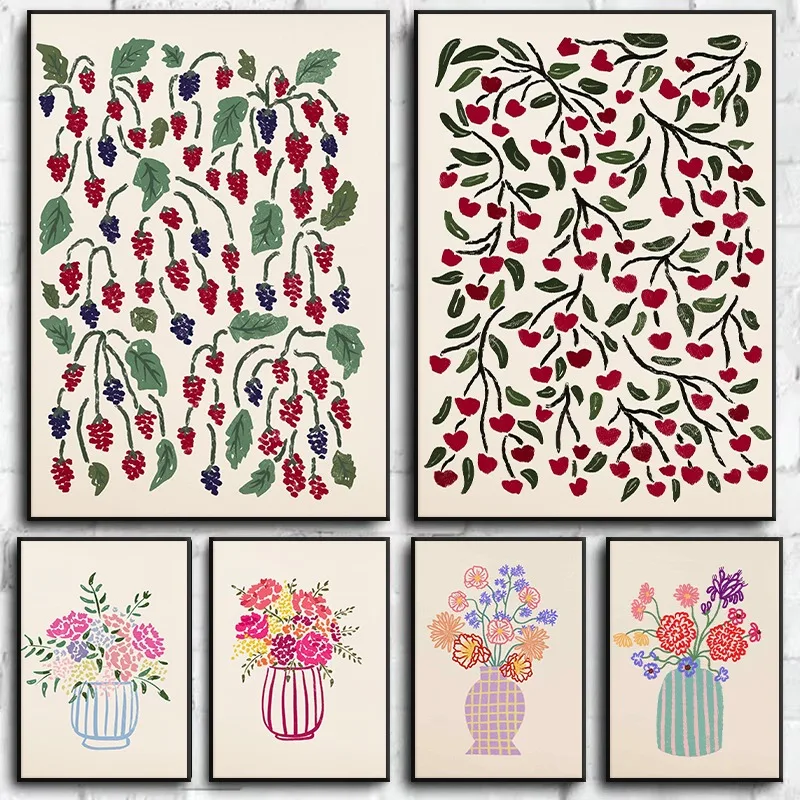 액자 없는 캔버스 그림 1개, 미니멀리즘 스타일의 정물 - Florist Supply Vases 리뷰 및 가격