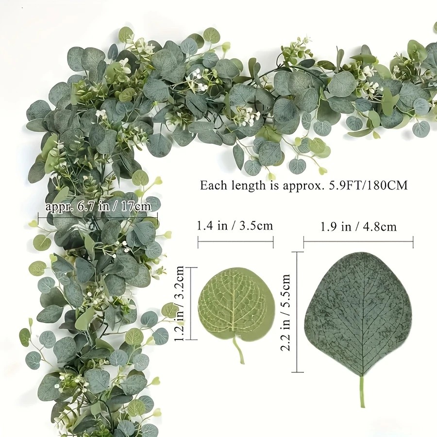 1개입 인조 유칼립투스 잎, 흰색 꽃과 열매가 달린 가 - Eucalyptus Preserved 리뷰 및 가격