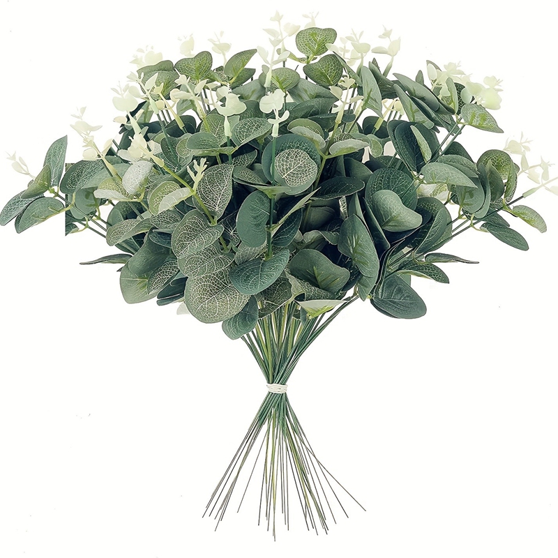5/10/15개 인조 유칼립투스 꽃다발 가짜 식물 정원 - Eucalyptus Preserved 리뷰 및 가격
