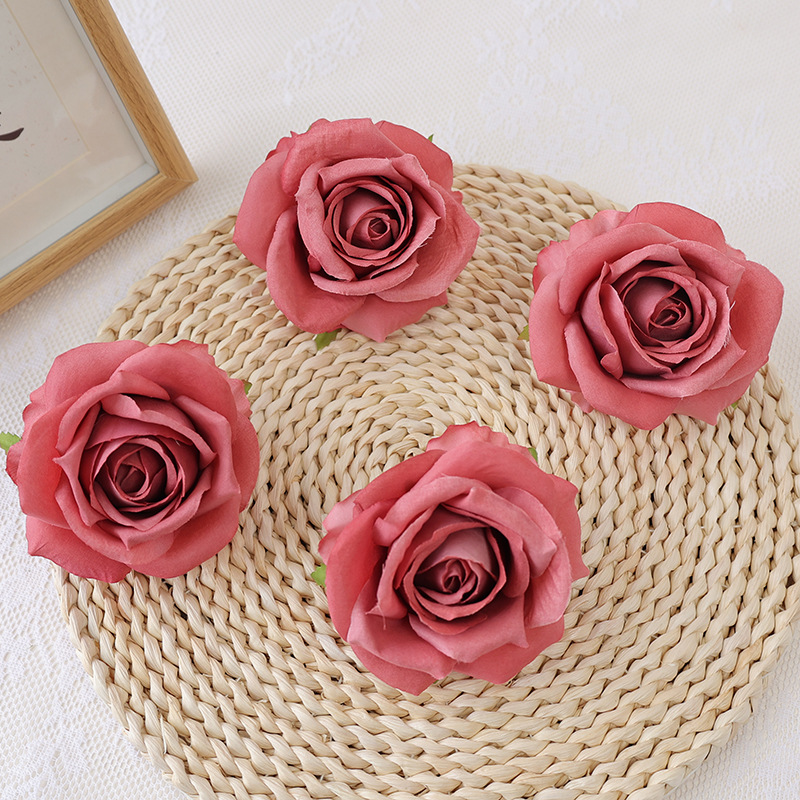 25pcs 10CM 인공 장미 꽃 머리 20cm 줄기와 - Florist Supply Bulk 리뷰 및 가격