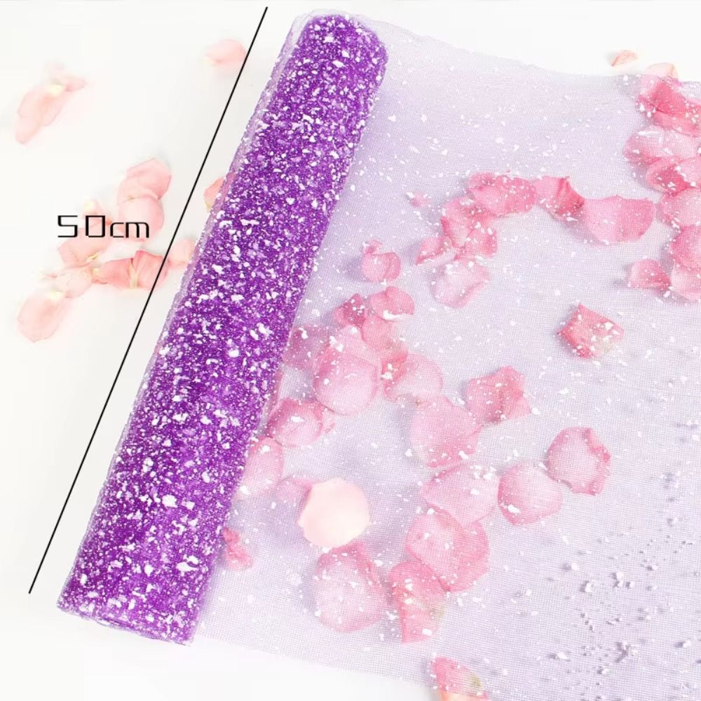 눈꽃 무늬의 신선한 꽃 포장지, 폭 50cm, DIY  - Florist Flower Supply 리뷰 및 가격