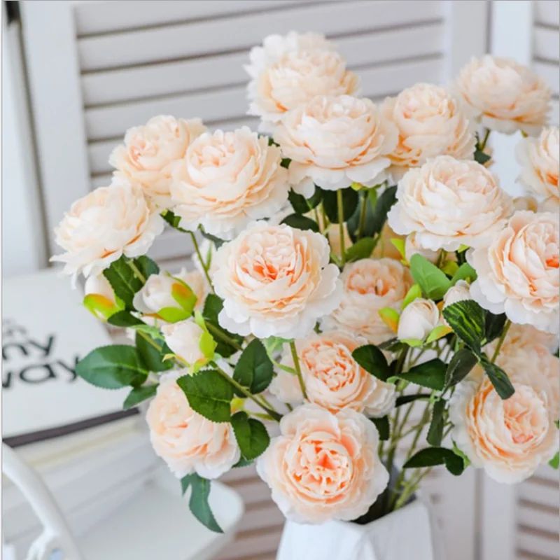 5/10개 롱 스템 인조 장미 부케 홈 데코 액세서리  - Florist Supply Bulk 리뷰 및 가격